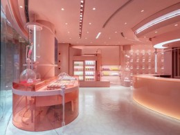 南京Holiland Pink店甜品店/面包店灯光设计案例--粉色甜美世界