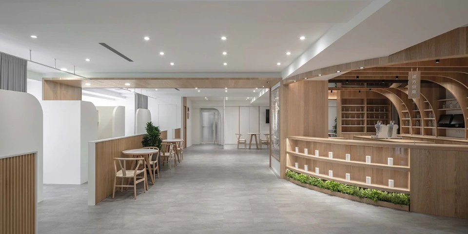 定制,室内设计,台湾中医的茶米诊所空间设计灯光案例
