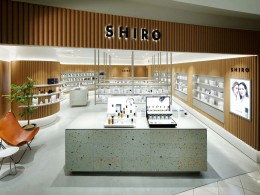天津SHIRO化妆品品牌专卖店空间照明设计案例