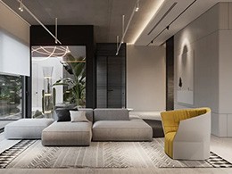 波兰华沙196㎡现代化的设计工作室+高品质灯光设计大平层住宅