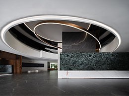 佛山灯光设计全套效果展示案例 | 金牌亚洲OSSO岩板展厅实拍