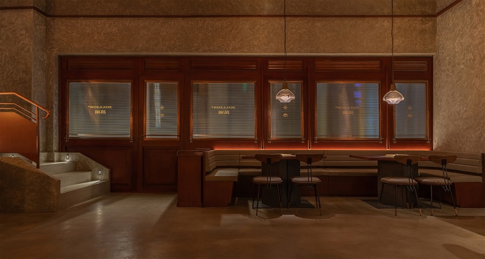 萬兩烧肉餐厅灯光照明实拍展示,成都烤肉店灯光设计案例,无主灯灯光设计