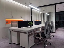上海国际设计周作品集｜办公室室内灯光设计案例-设计中的随心听雨，迎风而动