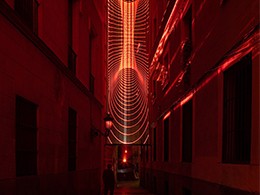 马德里“DATA”灯光艺术装置，SpY灯光设计案例