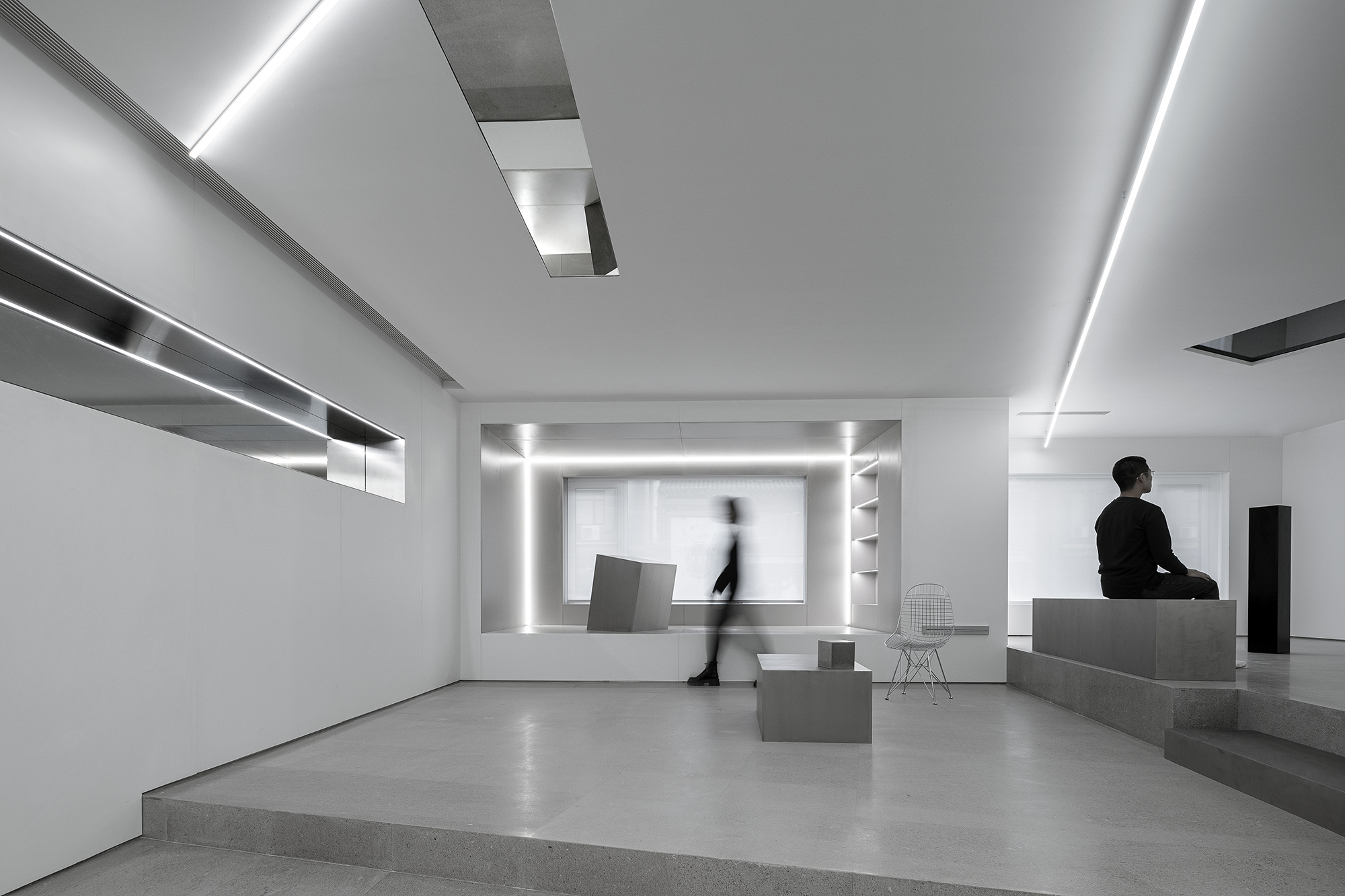 辽宁沈阳办公室灯光照明设计,现代极简,舒适光环境