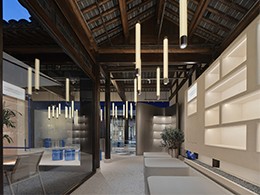江苏南京灯光设计 | “深藏BLUE——TAIC”家居品牌展厅商业空间灯光设计