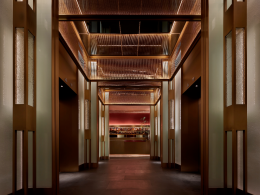 西安市灯光设计实景拍摄案例 | 新中式餐厅空间照明设计