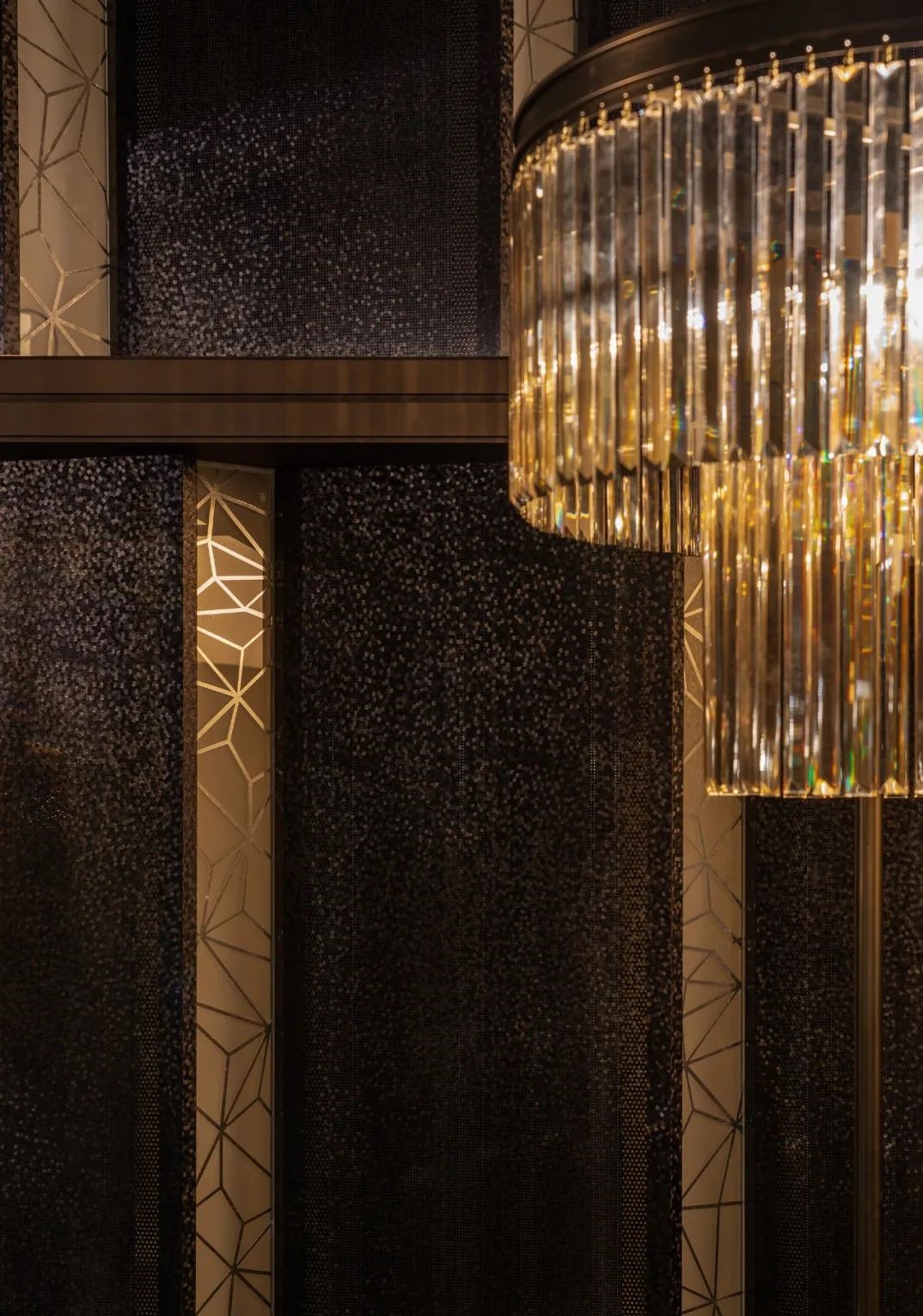 线性灯,上海陆家嘴桔子水晶酒店灯光设计,造型灯